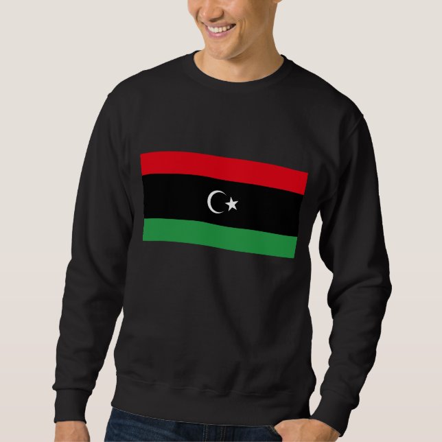 Libyens flagga sweatshirt (Framsida)