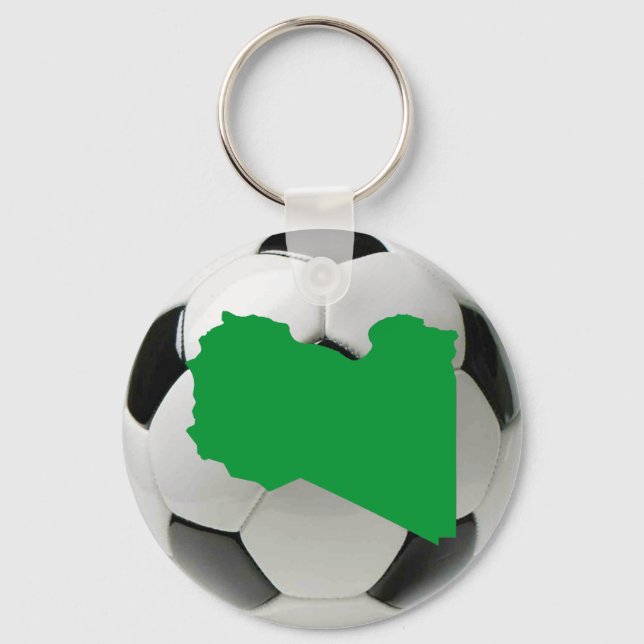 Libyens nationella lag nyckelring (Framsida)