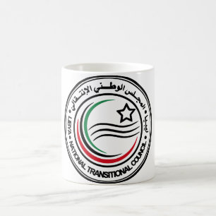 Libyens nationella övergångsråd kaffemugg