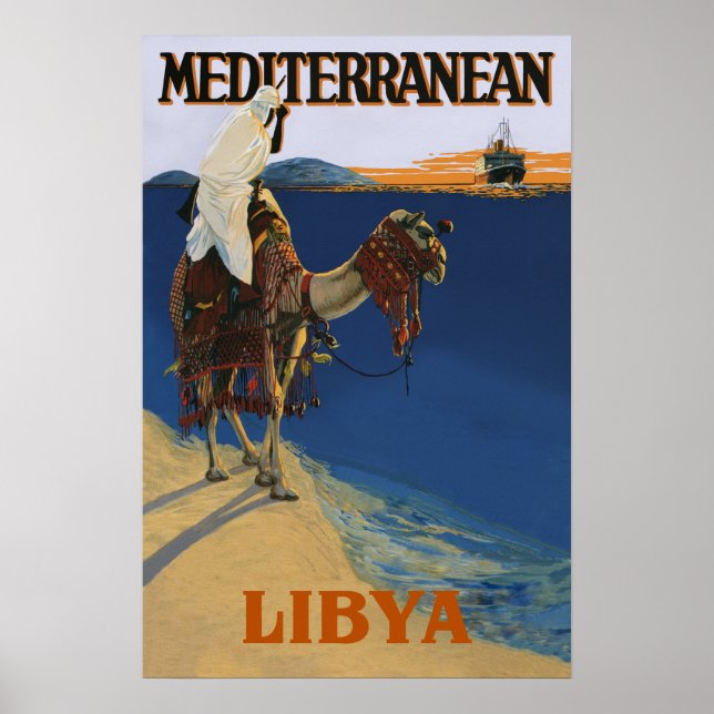 Libyens reseaffär poster (Framsidan)