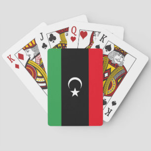 Libyska flaggan casinokort