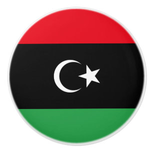 Libyska flaggan knopp