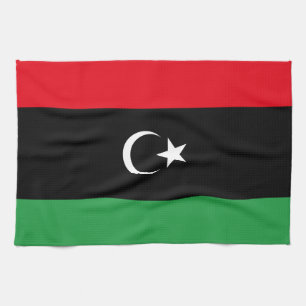 Libyska flaggan kökshandduk