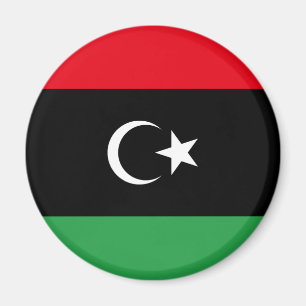 Libyska flaggan magnet
