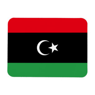 Libyska flaggan magnet