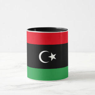Libyska flaggan mugg