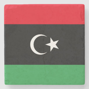 Libyska flaggan stenunderlägg