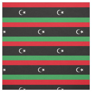 Libyska flaggan tyg
