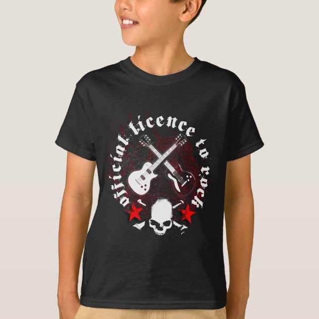 Licence to Rock A T-shirt (Framsida)