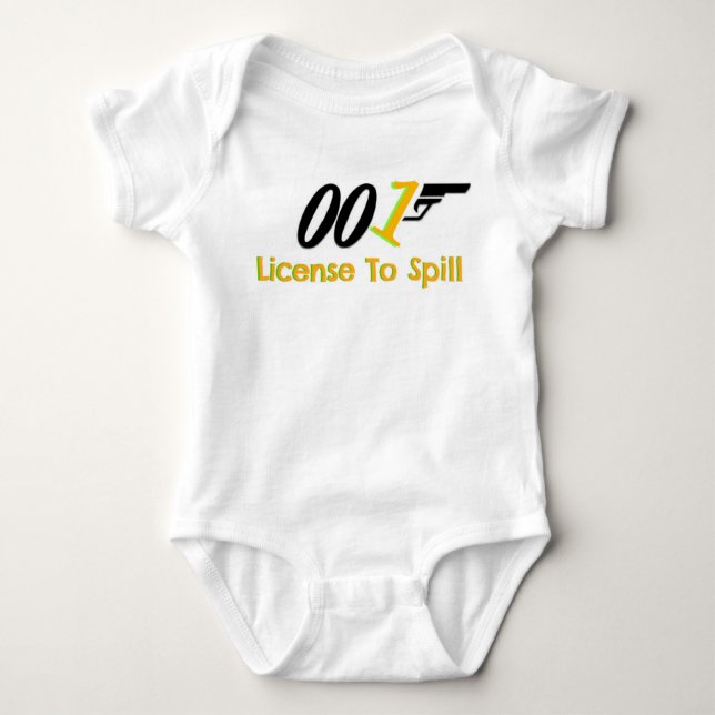 Licens 001 till spill tee shirt (Framsida)