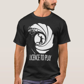 LICENS ATT SPELA BASKET T-shirt Design