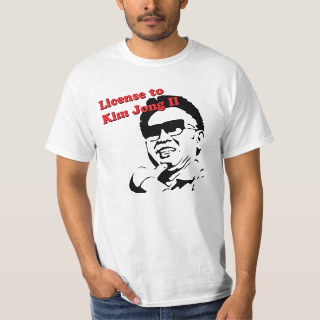 Licens till Kim Jong-il Tee (Framsida)