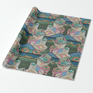 Licensallsorters 3D-kollage in suede Presentpapper