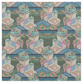 Licensallsorters 3D-kollage in suede Tyg