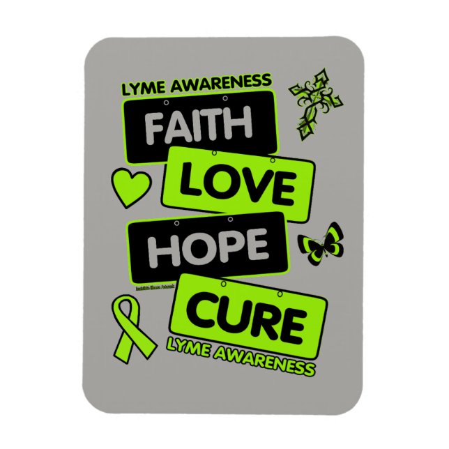 License Tallrikar...Lyme Magnet (Vertikal)