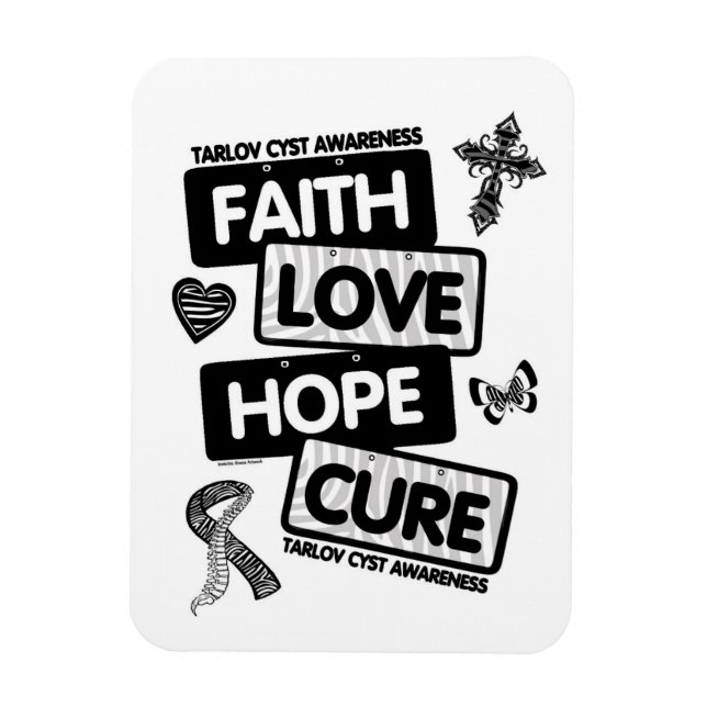 License Tallrikar...Tarlov Cyst Magnet (Vertikal)
