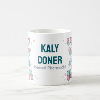 Licensed Pharmacist Personalized Mug | Cute Pharma Kaffemugg