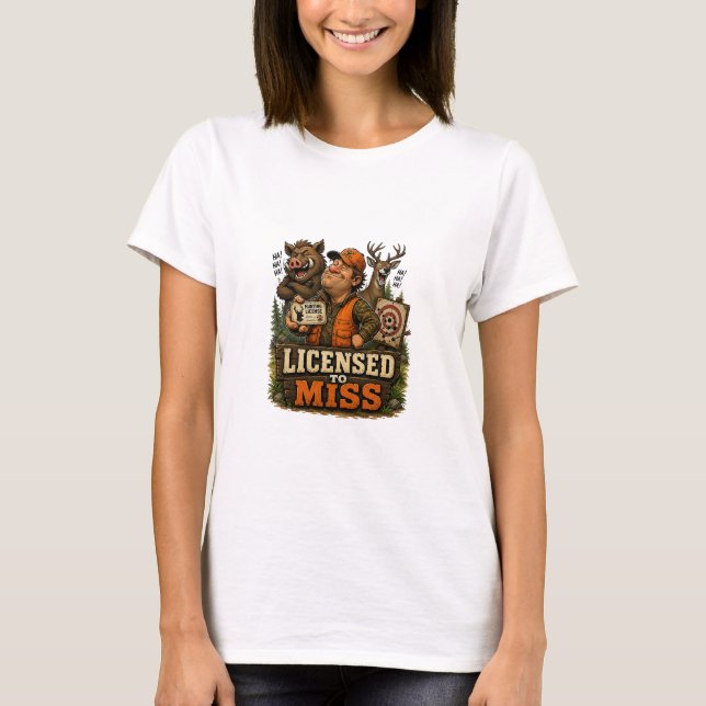Licensed To Miss T Shirt (Framsida)