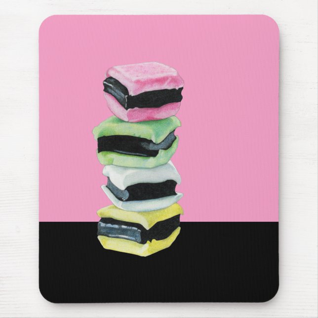 Licenser Allsorters rosa Mousepad Musmatta (Framsidan)