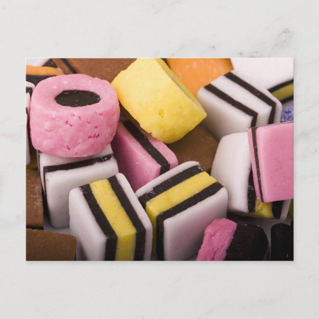 Licensgodis vykort (Framsida)