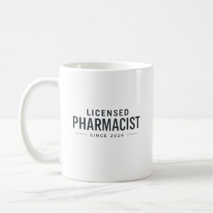 Licensierad Apotekare Sedan 2026 Professionell Des Kaffemugg