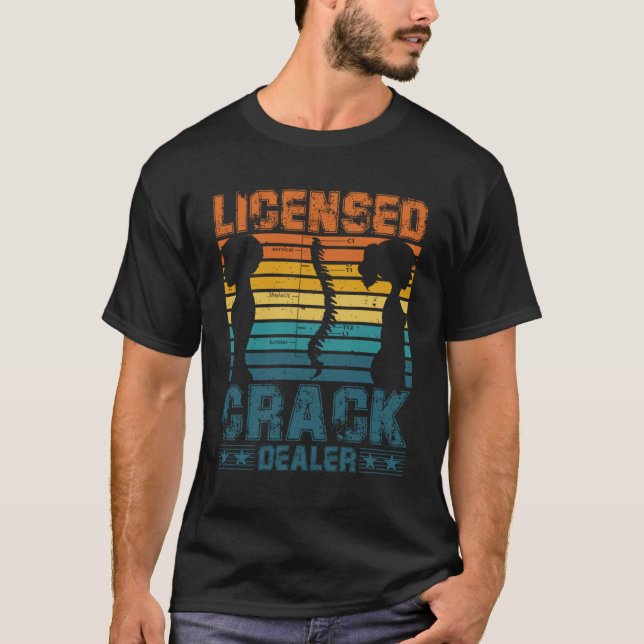 Licensierad Crack Dealer Bone Doktor Profession Ch T Shirt (Framsida)