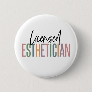 Licensierad estetiker-kometolog Beautician Knapp