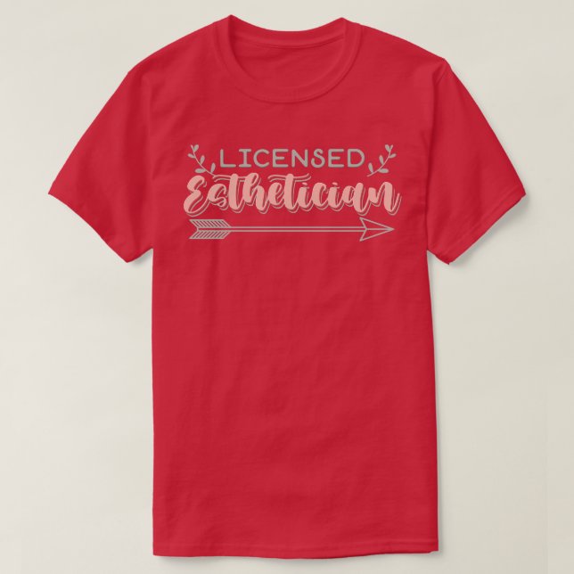 Licensierad estetiker t shirt (Design framsida)