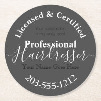 licensierad Hairdresser Advertising HAMbWG Underlä