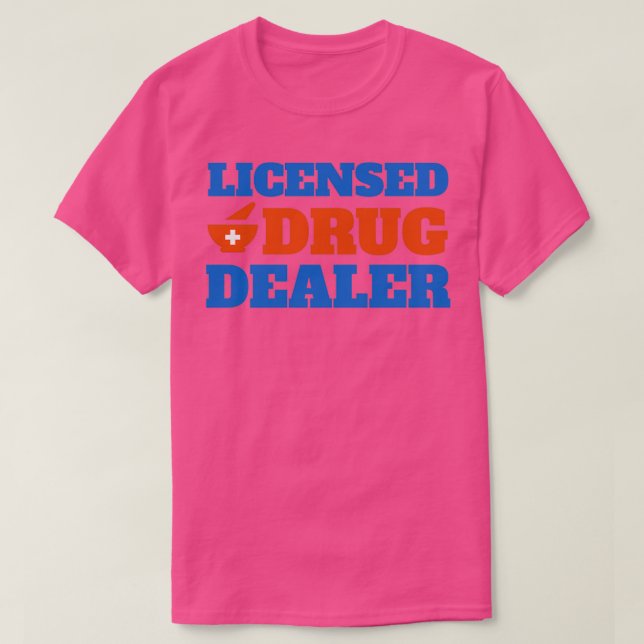 Licensierad knarkhandlare 12 t shirt (Design framsida)