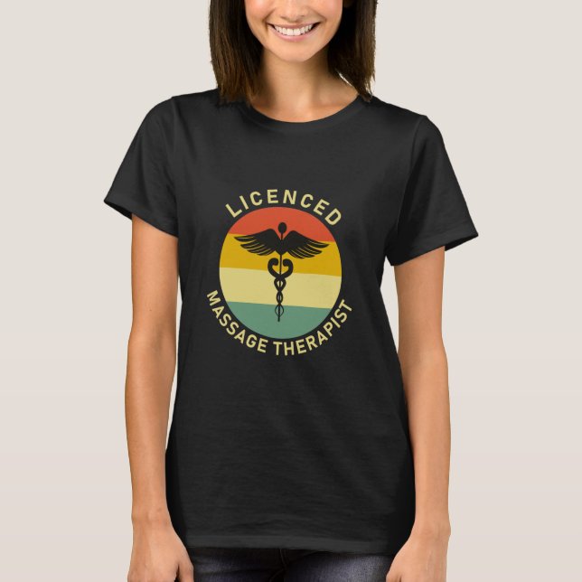 Licensierad massageterapi t shirt (Framsida)