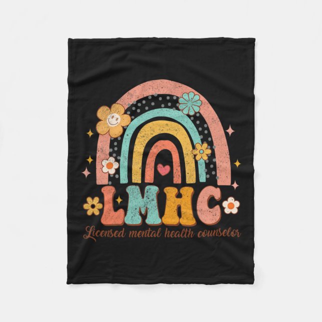 Licensierad mentalvårdsrådgivare Groovy Fleecefilt (Framsidan)