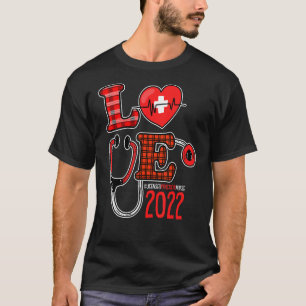 Licensierad praktisk Nurse Studenten Cute Messy Bu T Shirt