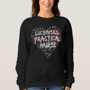 Licensierad praktisk sjuksköterskeform LPN Heart-d T Shirt