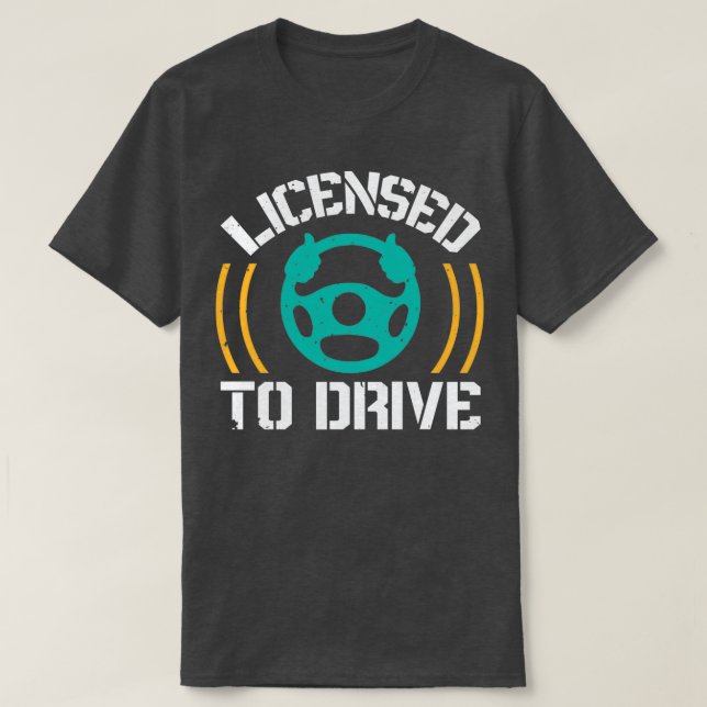 Licensierad till enhet t shirt (Design framsida)