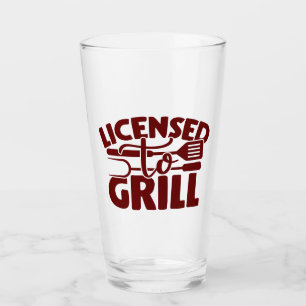 Licensierad till grill glaskopp
