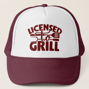 Licensierad till grill keps