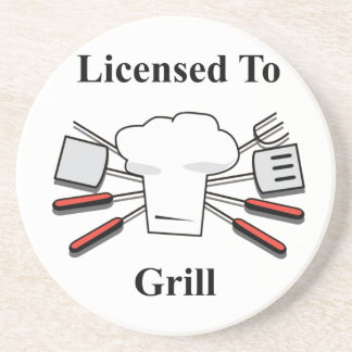 Licensierad till grill underlägg