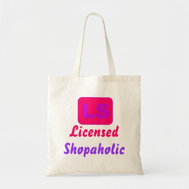 Licensierade Shopaholic Tygkasse (Framsidan)