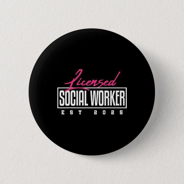 Licensierade Social Worker Studenten LCSW Masters Knapp (Framsida)
