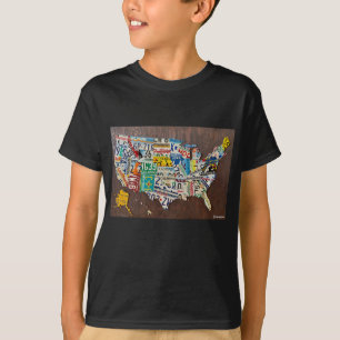 Licensplate Karta T-shirt (barn)