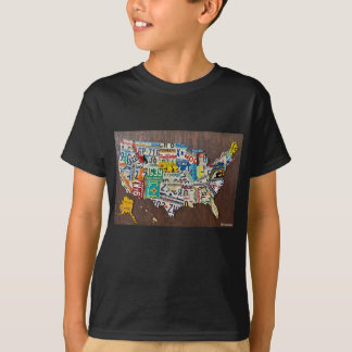 Licensplate Karta T-shirt (barn)