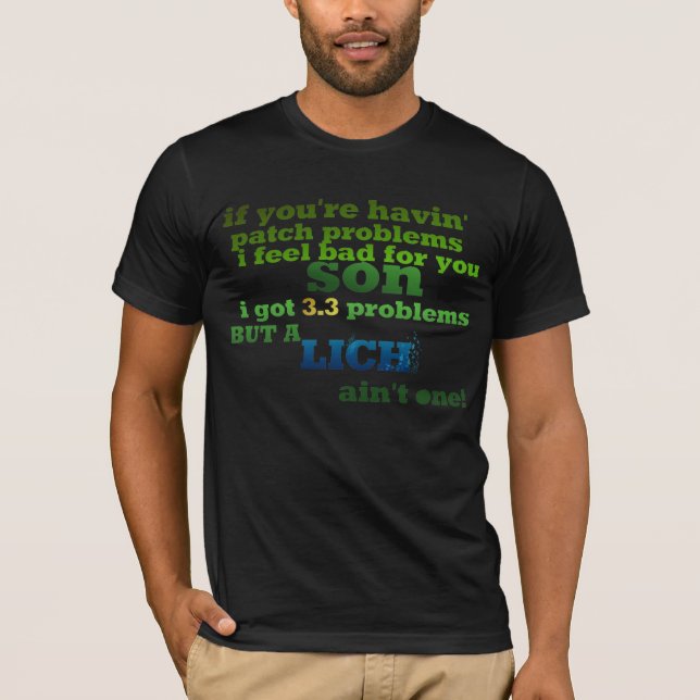 Lich är inte en tee shirt (Framsida)