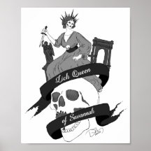 Lich Queen of Savannah Print