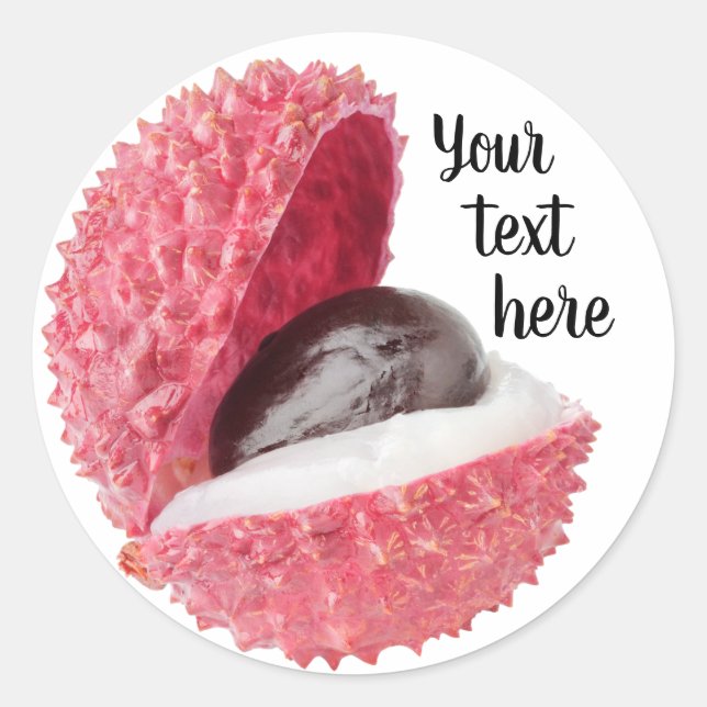 Lichefrukter Runt Klistermärke (Framsida)