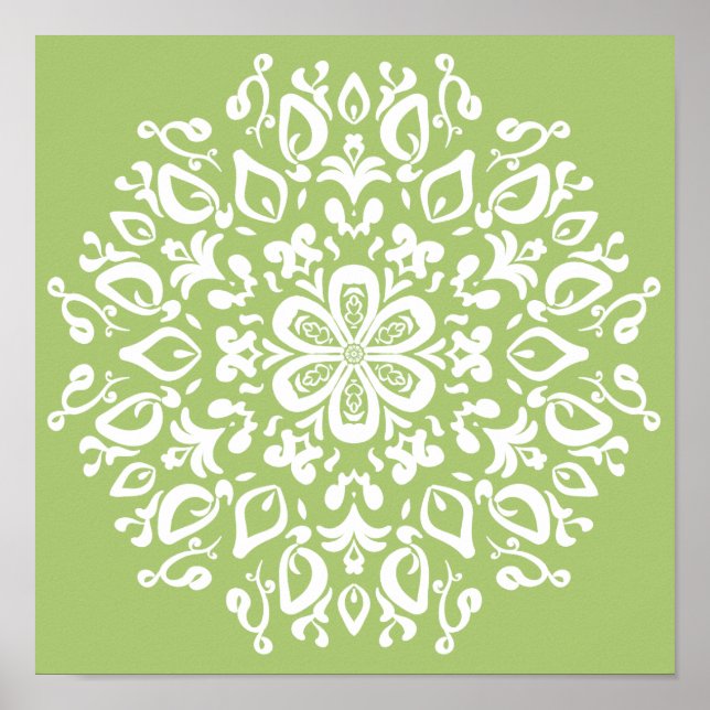 Lichen Mandala Poster (Framsidan)