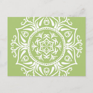 Lichen Mandala Vykort