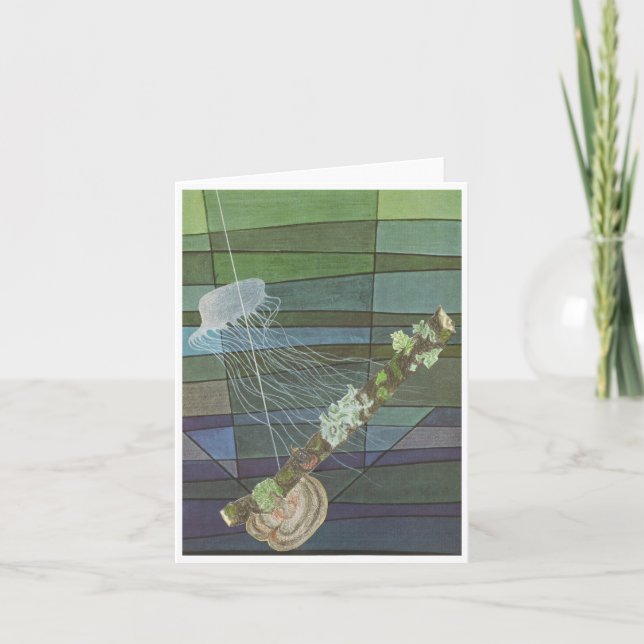 Lichen som jellyfish - kort (Framsida)