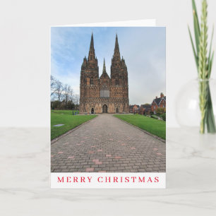 Lichfield Cathedral View-julkort Helgkort