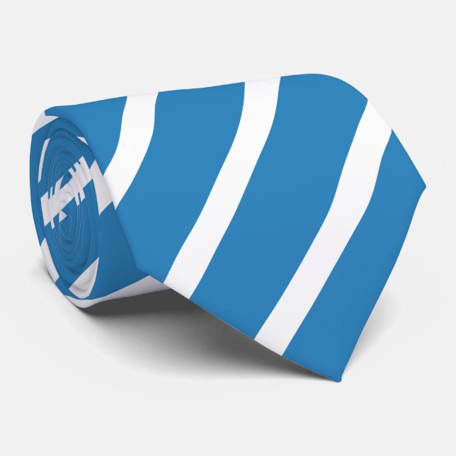 Lichtblau gestreift Krawatte Slips (Rullad)